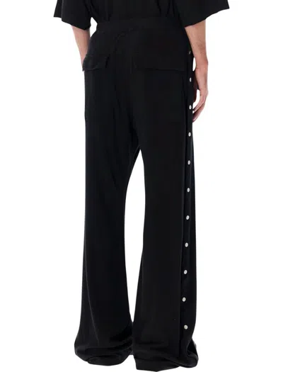 Rick Owens Drkshdw Pusher Pants In Slub Fleece In Multi