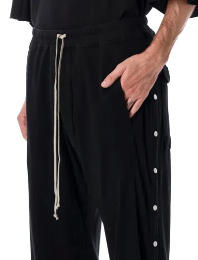 Rick Owens Drkshdw Pusher Pants In Slub Fleece In Multi