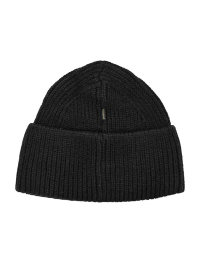 Goldbergh Valerie Beanie With 3d Logo Embroidery In Black