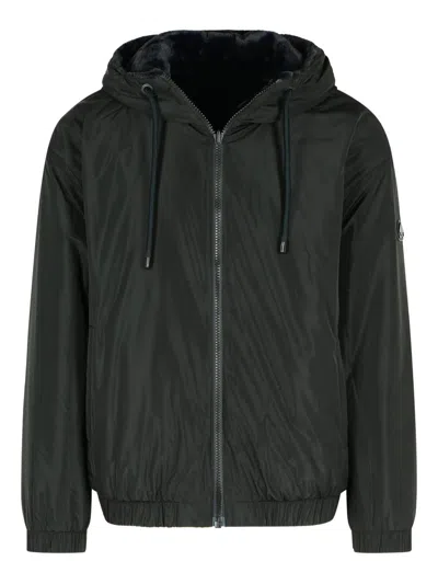 Moose Knuckles Border Bunny Reversible Polyester Sweatshirt In Brown