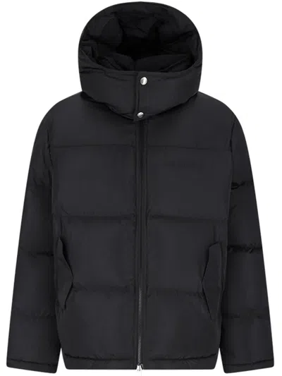 Off-white Diagonal Arrow Down Jacket In Black