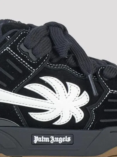Palm Angels Venice Sneakers Suede In Black