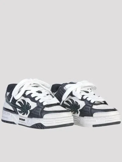 Palm Angels Venice Worn Out Sneakers Shoes In White