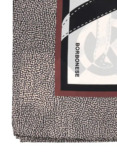 Borbonese Silk Scarf In Multi