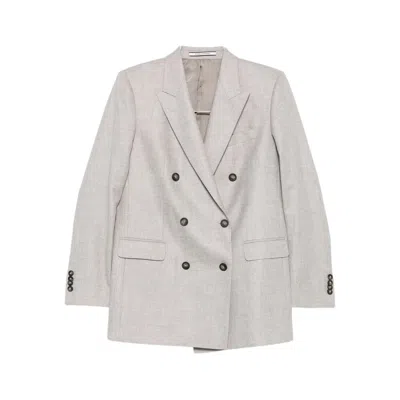 Tagliatore Jasmine Double-breasted Blazer In Neutral