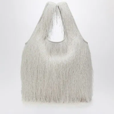 Dries Van Noten Fringed Tote Bag Featuring Unique Design In White