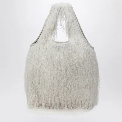 Dries Van Noten Fringed Tote Bag Featuring Unique Design In White