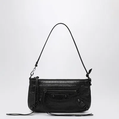 Balenciaga Le City Shoulder Pouch In Black