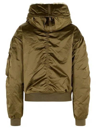 Isabel Marant Étoile Elisa' Khaki Polyester Coat In Green