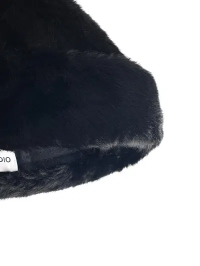 Stand Studio Lovali Faux-fur Cap In Blue
