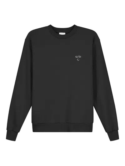 Arte Heart Crewneck Sweatshirts Black In Black