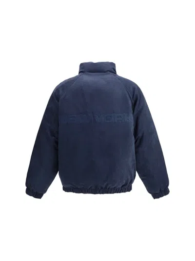 Emporio Armani Reversible Jacket From Capsule Collection New York In Blue