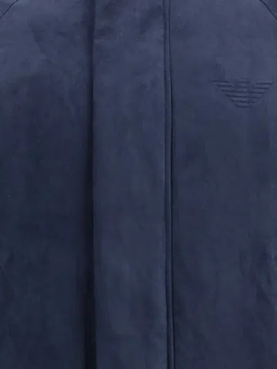 Emporio Armani Reversible Jacket From Capsule Collection New York In Blue