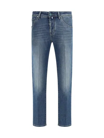 Jacob Cohen Denim Jeans Scott In Cotton And Lyocell In Blue