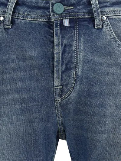Jacob Cohen Denim Jeans Scott In Cotton And Lyocell In Blue