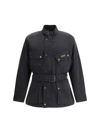 Barbour International A7 Casual Jacket In Black