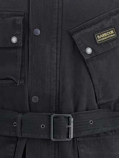 Barbour International A7 Casual Jacket In Black