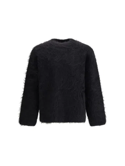 Séfr Haru Sweater Black Alpaca In Black