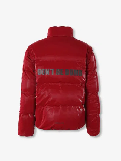 Moncler Genius Asap Rocky Short Puffer Throttle In Red