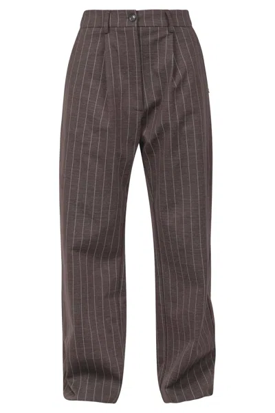 Même Road Meme Road - Trousers - 460005 - Chocolate In Brown