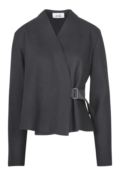 Niū Niu - Jacket - 460353 - Black In Gray