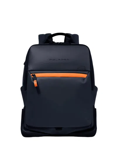 Piquadro Water-resistant Laptop Backpack In Blue