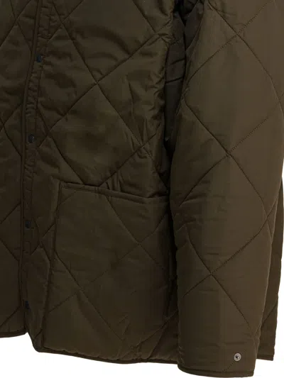 Barbour X Kaptain Sunshine Quilted Jacket Jackets Brown In Green
