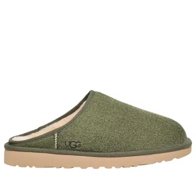 Ugg Classic Slip-on Shaggy 'deep Shade' In Green
