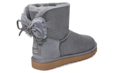 Ugg (wmns)  Classic Double Bow Mini 'geyser' In Gray