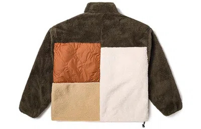 Vans (wmns)  Vertex Mix Sherpa Jacket 'green Multi' In Brown