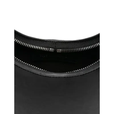 Coperni Crescent-shaped Black Nylon Shoulder Bag