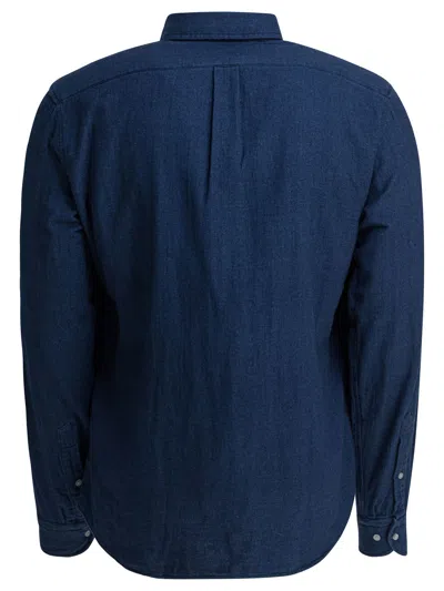 Bd Baggies Cotton Shirt In Blue