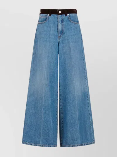 Marni Jeans With Appliqué In Blue