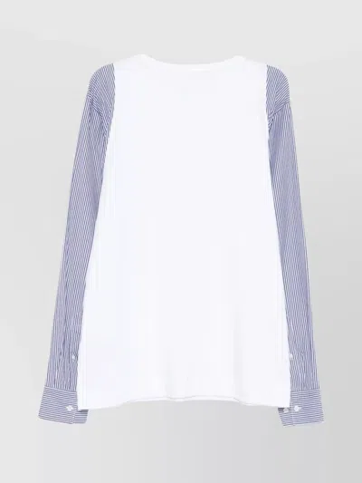 Dries Van Noten Heston 2603 M.k.ls. T-shirt White In White