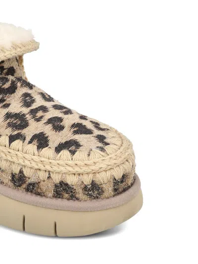 Mou Eskimo Bounce Sneaker Boots In Brown