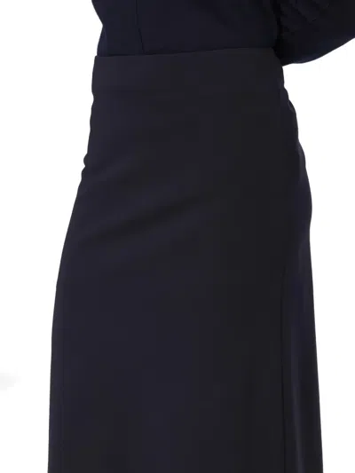 Liviana Conti Flared Midi Skirt In Blue