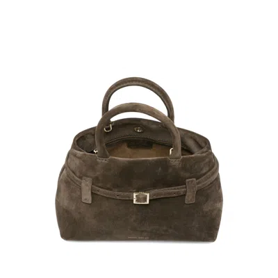 Manu Atelier Green Tote Bags In Green