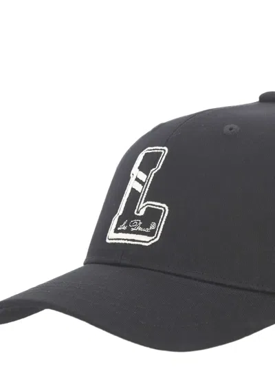 Les Deux 'l' Patch Hat In Black