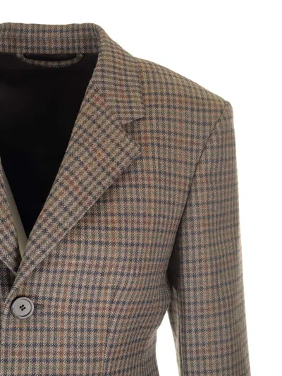 Balenciaga Hourglass Jackets Brown In Brown