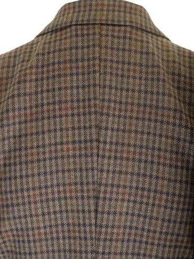 Balenciaga Hourglass Jackets Brown In Brown