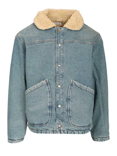 Amish Paninaro Denim Jacket In Blue