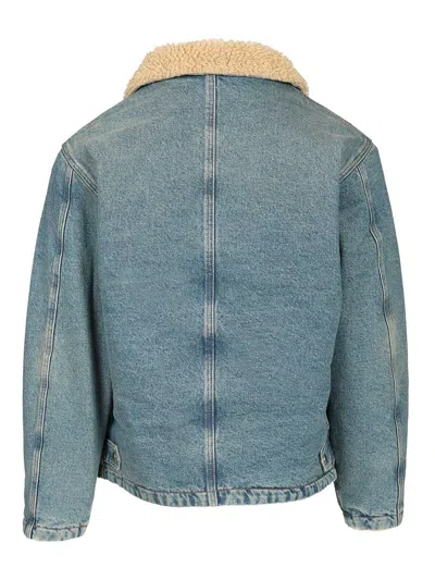 Amish Paninaro Denim Jacket In Blue