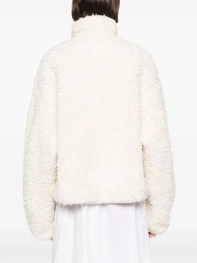 Jil Sander Plus Jackets Light And Natural In White