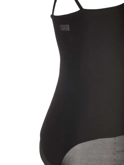 Jacquemus La Robe Maille Nodo Dresses Black In Black