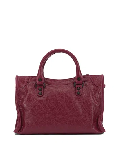 Balenciaga Le City Bag Handbags Fuchsia In Red