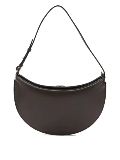Jacquemus Decorated With A Graphic Pattern And Drawstring Closure. In Brown
