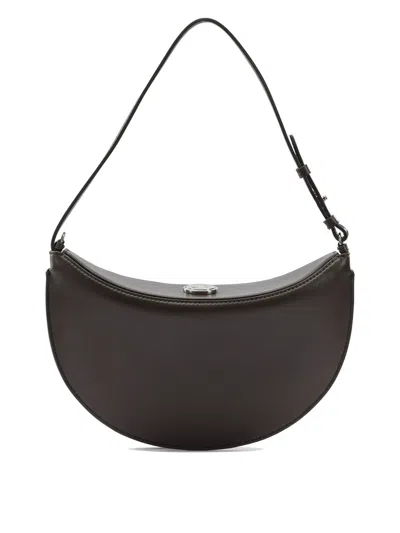 Jacquemus Decorated With A Graphic Pattern And Drawstring Closure. In Brown