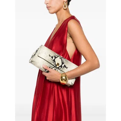 Khaite Leather Clutch Bags