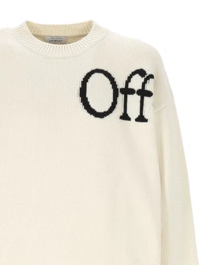 Off-white Bookish Sweater In White