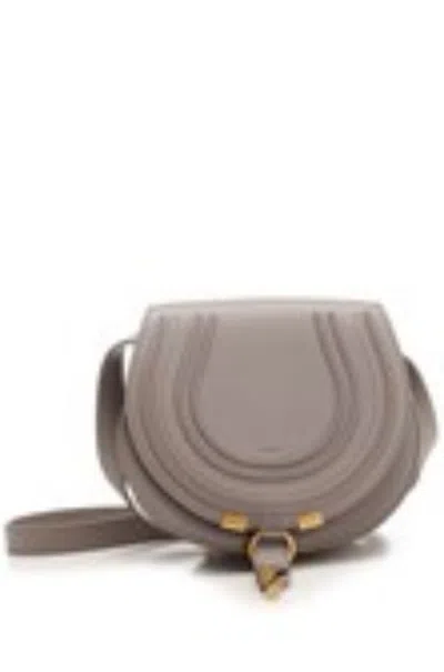 Chloé Marcie Handbags Grey In Gray